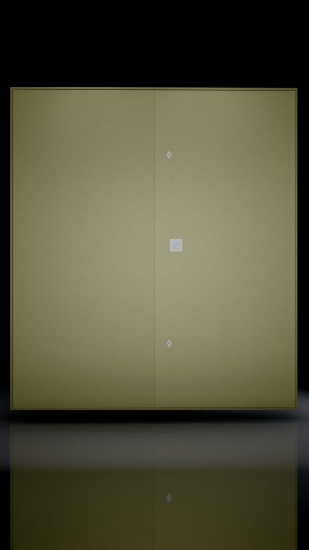 SAGA Hollow Panel Door- Double Sash