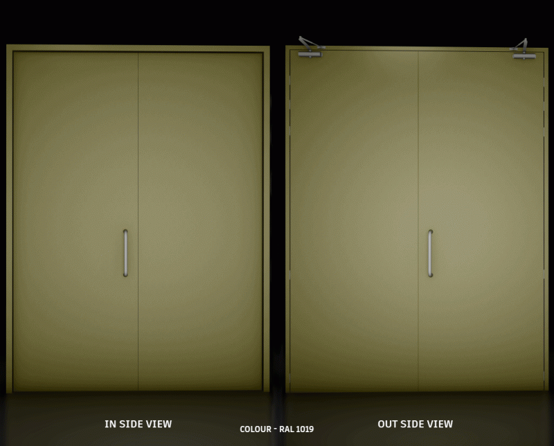 SAGA Double Sash Fire Door Type 4