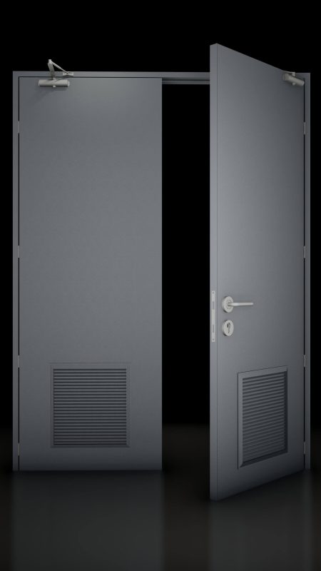 SAGA Hollow Door with Louver Panel Type 2